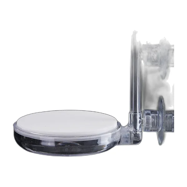 Diffuseur d’air nano transparent à disque blanc avec deux ventouses — vue 3